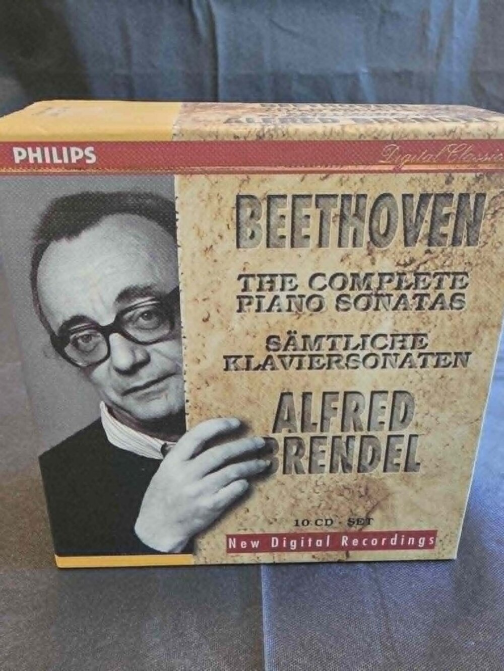 BEETHOVEN COMPLETE PIANO SONATAS ALFRED BRENDEL 10 CD SET W/BOOK 1992 NEW